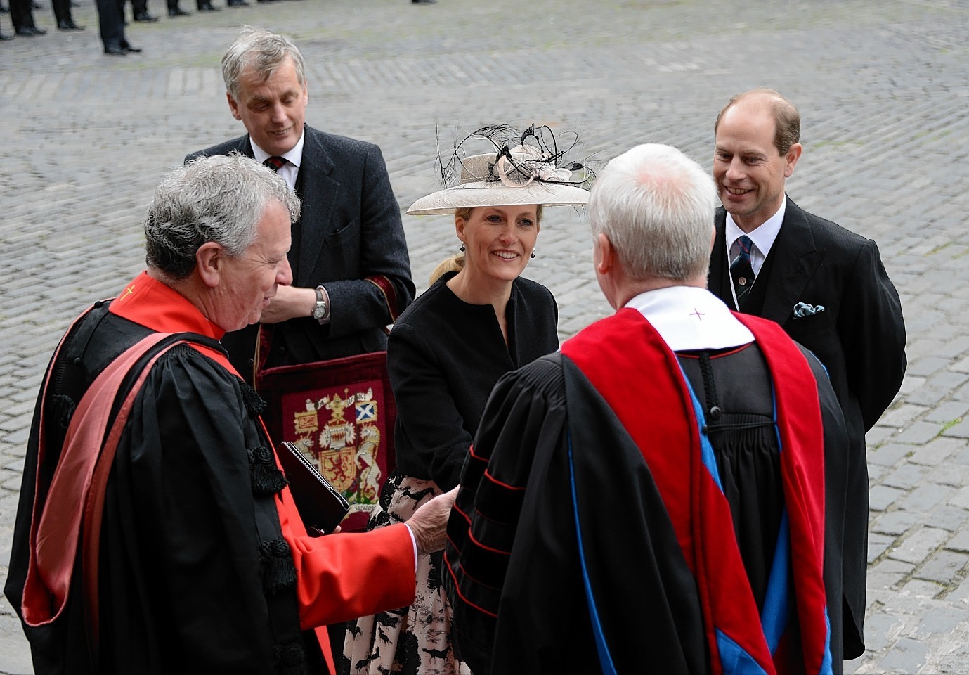 The Earl and Countess of Wessex have already visited Edinburgh earlier this week